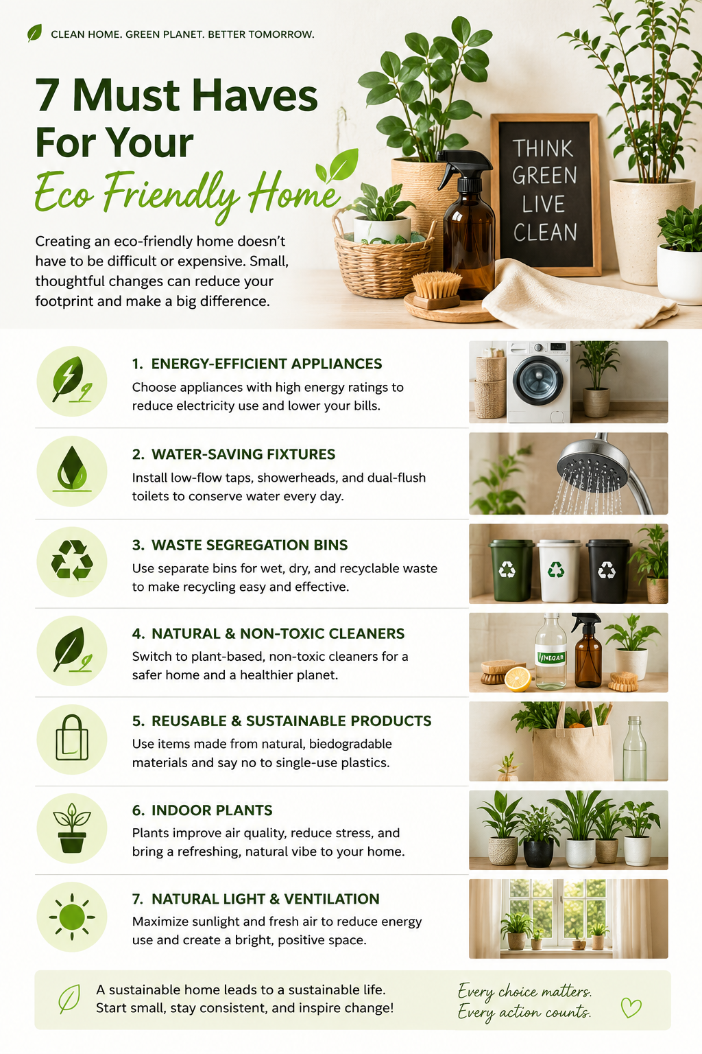7 Must Haves For Your Eco Friendly Home