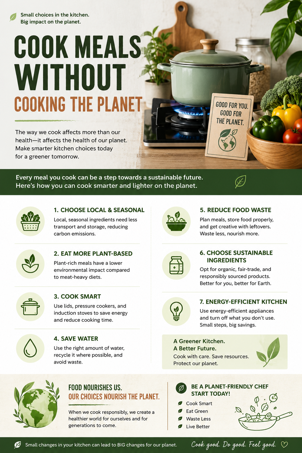 Cook Meals Without Cooking The Planet