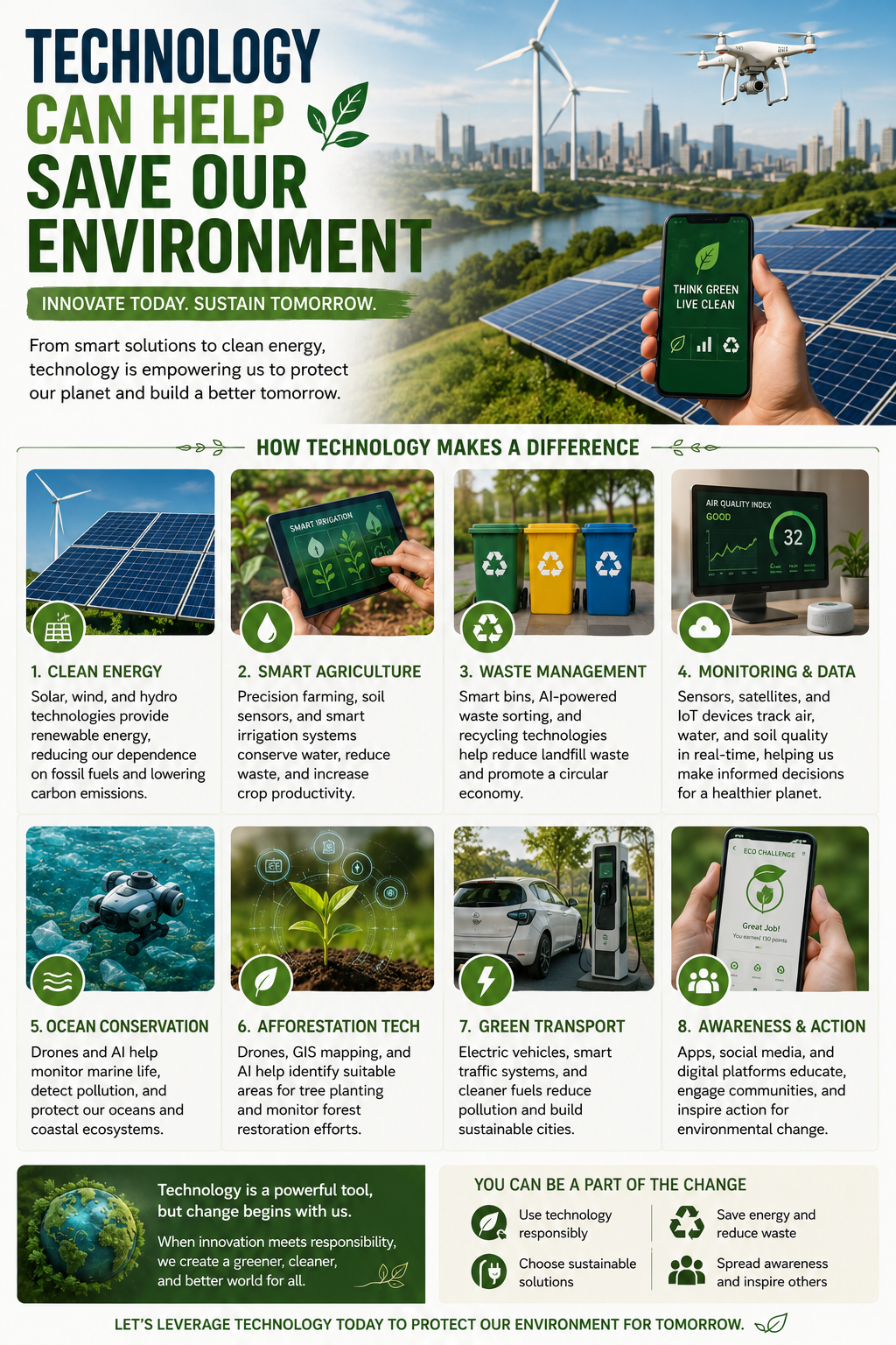 Technology Can Help Save Our Environment